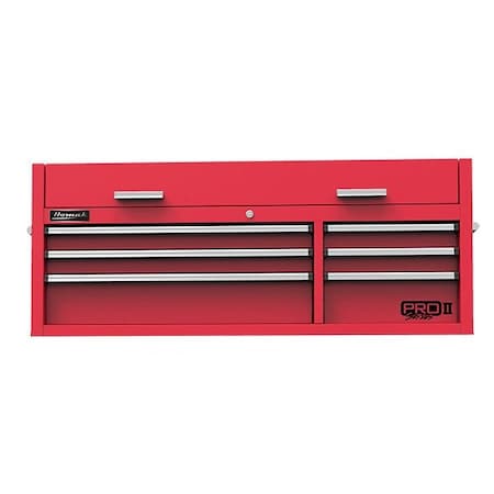 Homak 54in Pro 2 6-Drawer Top Chest - Red RD02054602